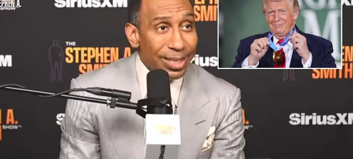 Stephen A Smith Doesn’t Want Trump to Attend Knicks Game, Warns POTUS Will Ruin ‘The Vibe’