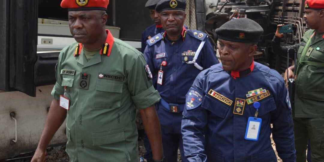 NSCDC confirms five operatives injured in Delta train accident, assures of safety