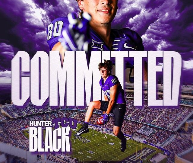 Football: 2027 EDGE Hunter Black commits to TCU
