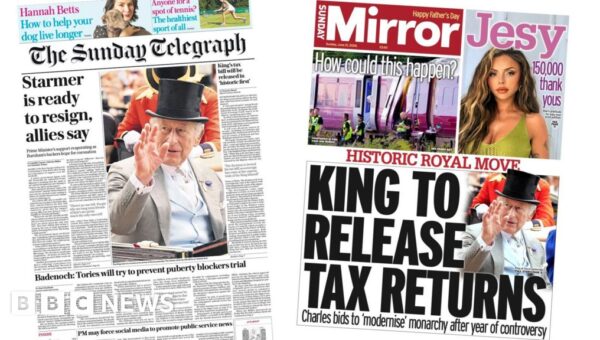 ‘Starmer ready to resign’ and ‘King to release tax returns’