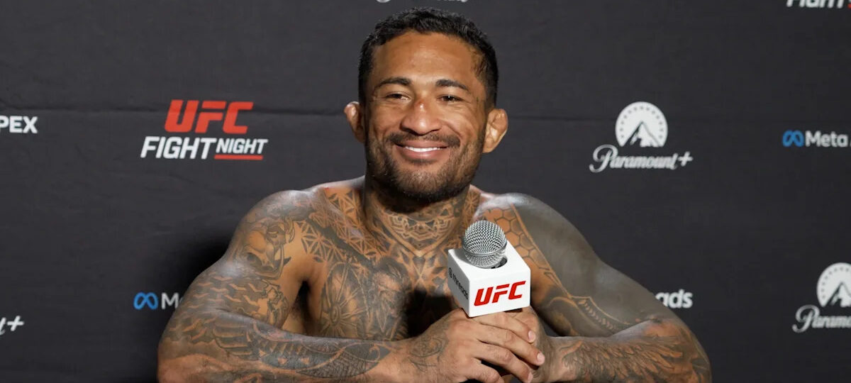 Joanderson Brito explains why he took his pants off at UFC Vegas 118