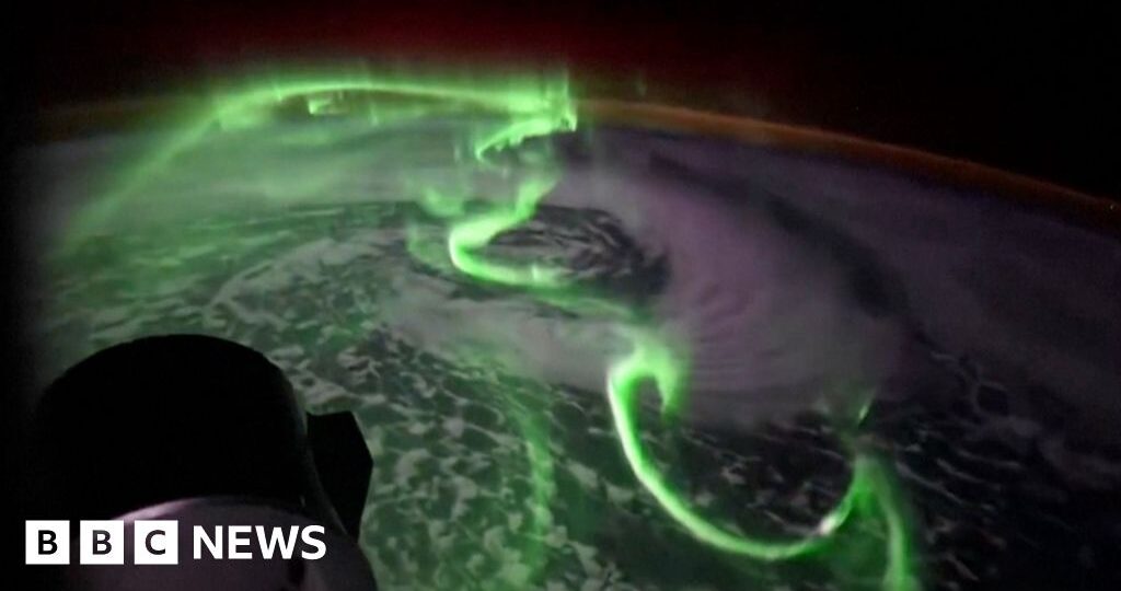 Watch: Southern Lights timelapse filmed from space