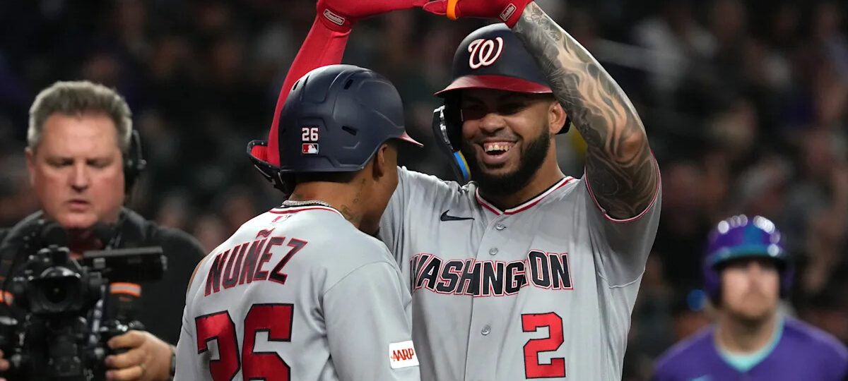 García hits 1st grand slam for his 2nd HR of game in Nationals' 14-1 romp over Diamondbacks