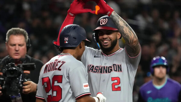 García hits 1st grand slam for his 2nd HR of game in Nationals' 14-1 romp over Diamondbacks
