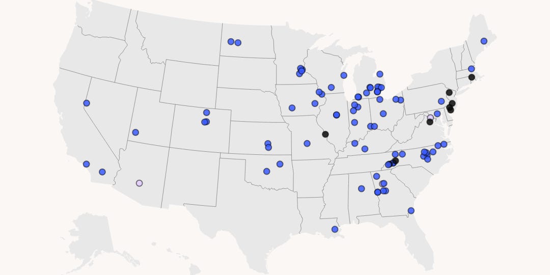 The map of America's data center revolt