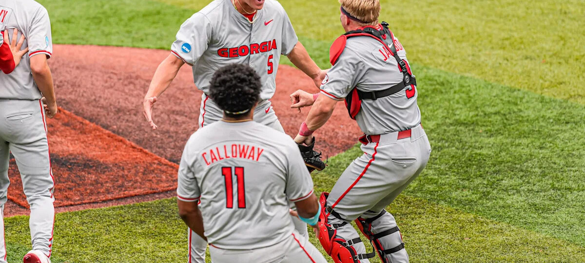 Georgia baseball reacts after returning to College World Series