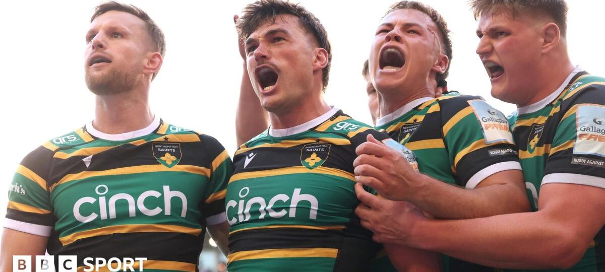 Northampton overcome Leicester in derby classic to reach Prem final