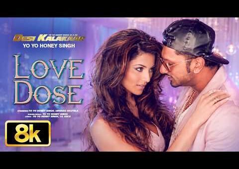 Love Dose 8K Video Song | Yo Yo Honey Singh | Urvashi Rautela | Desi Kalakaar | T-Series