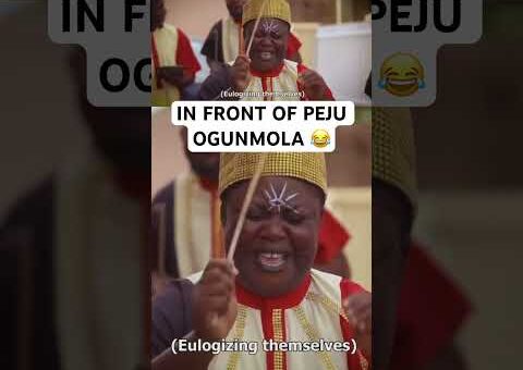 IN FRONT OF PEJU OGUNMOLA😂 #movie #usa #us #usashorts #uk #canada #uae #yoruba #gbaradatv #viral