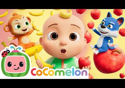 Apples and Bananas 🍎| NEW 🍌 JJ’s Animal Time | CoComelon Nursery Rhymes & Kids Songs