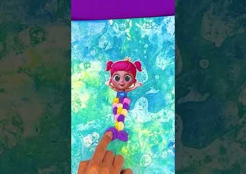 EMMIE The Craft Mermaid! ✂️ Paper Girly Art Hacks For #kids #shorts