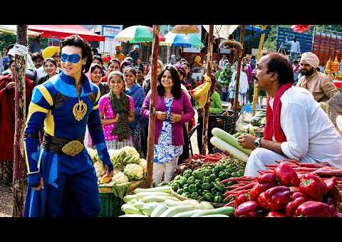 Flying Jatt 2 किलो लौकी लेने आया है : A Flying Jatt Comedy | Tiger Shroff | Jacqueline Fernandez