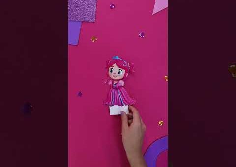 UNWRITTEN Paper Craft Challenge (Emmie Cover) ✍️ Kids Songs & Girly Art Hacks #kids #shorts