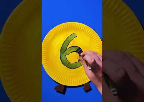 Hello 1, 2, 3! Learn to Count Numbers with CoComelon Plate Painting! 🖌️