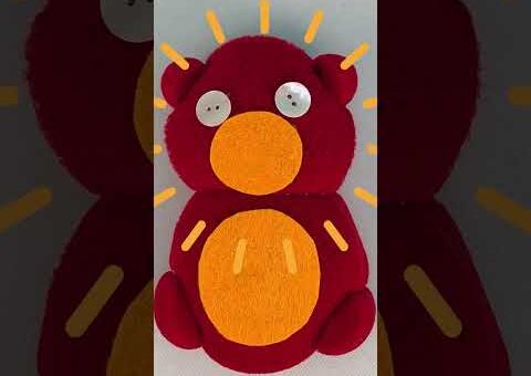 CoComelon Crafts! My Bestie Bear, BOBA! 🧸 Easy DIY for Kids ✂️🖌️