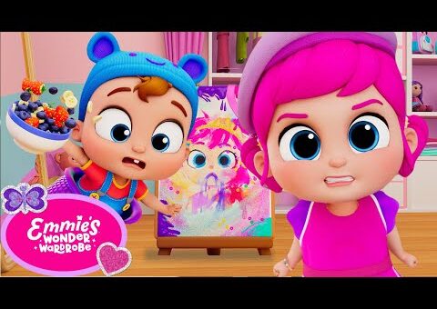 Emmie’s Big Painting Challenge! Stay Calm! | Emmie’s Wonder Wardrobe by Little Angel