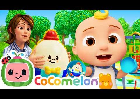 Humpty Dumpty Outdoor Chase 🎈 | Big Balloon Adventure | CoComelon Nursery Rhymes & Songs for Kids