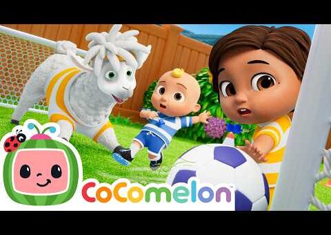 Soccer Tournament Song & Play Pretend Animals 🫎⚽ | CoComelon Nursery Rhymes & Kids Songs