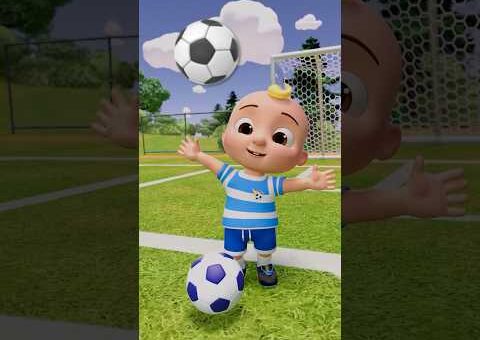 Can JJ Do 5 Soccer Kick Ups?! ⚽🏆 Learn to Count #Soccer #Football #Shorts