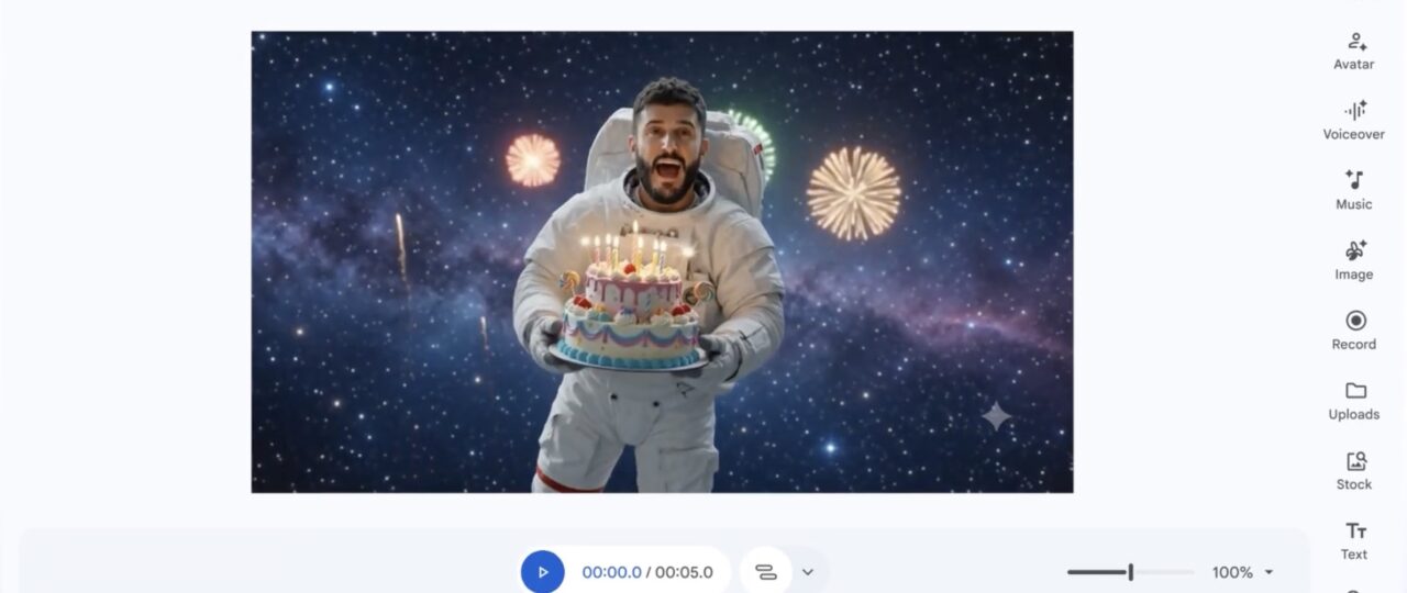 Google Vids now lets you star in your own AI videos