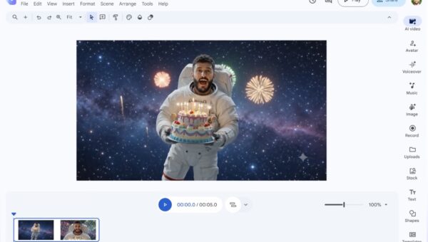 Google Vids now lets you star in your own AI videos