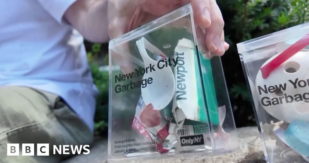 Artist sells garbage collected outside Taylor Swift's wedding