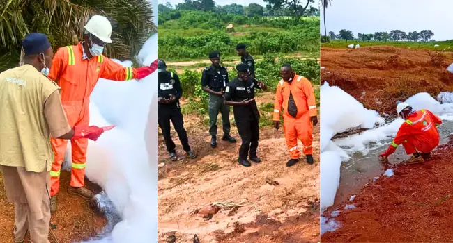 NESREA Investigates Suspected Chemical Spill After Truck Accident On Kaduna–Abuja Expressway
