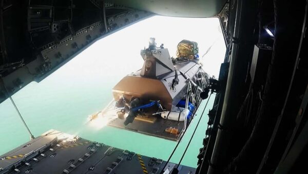 The UK Navy is hurling drone boats out of planes at 1,300 feet to solve one of their major drawbacks