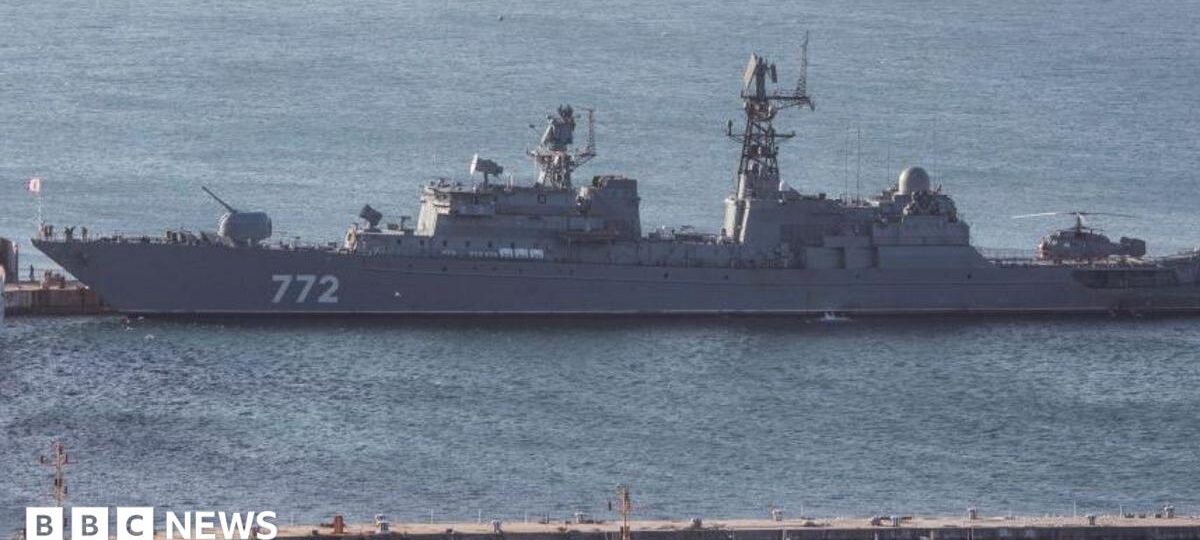 Russian warship carried out firing exercise off Plymouth coast