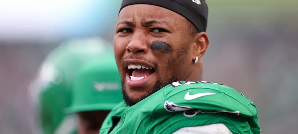 Lebron in Philly? Eagles' Saquon Barkley pitches James on joining 76ers