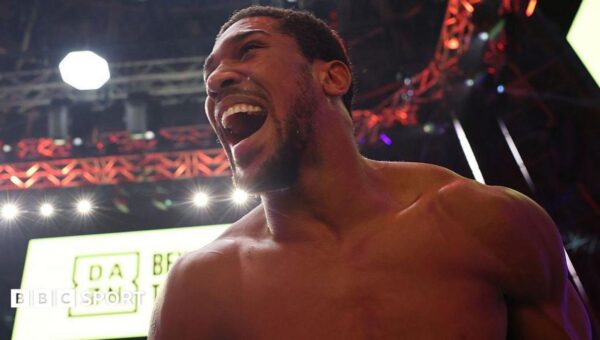 Joshua’s emotional win over Prenga in pictures