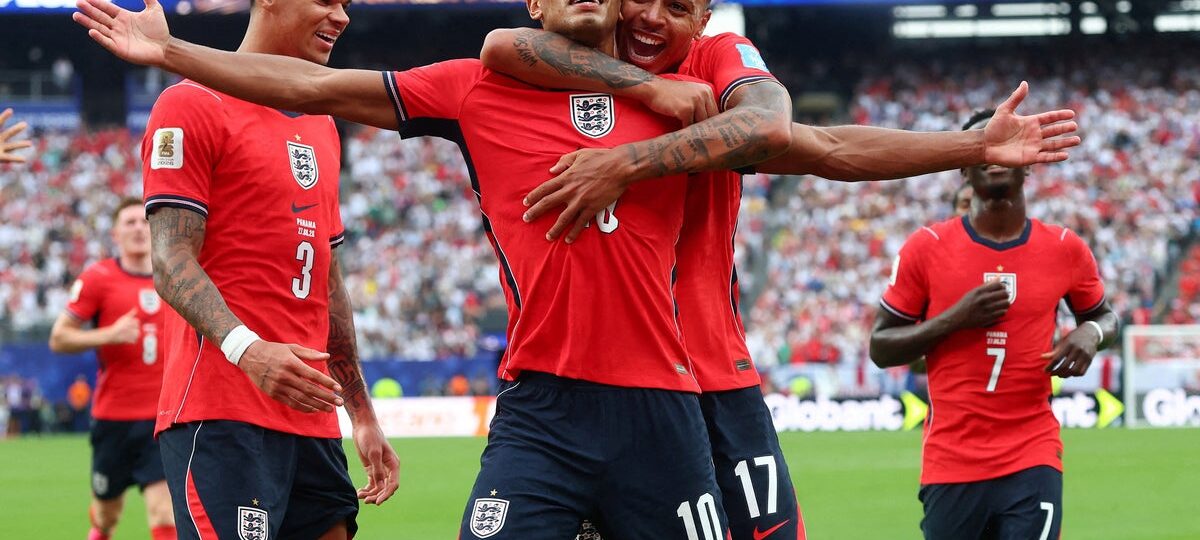 What is England’s route to the World Cup final if they beat DR Congo?