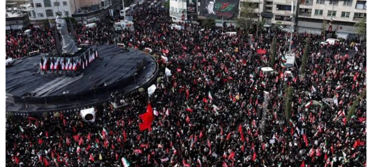 ‘We want revenge’: Mourners say as Khamenei’s funeral procession moves through Tehran