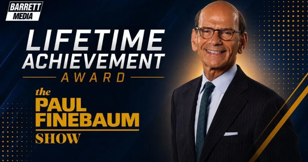 Paul Finebaum Reflects on His Legacy in Receiving the Sports Media Lifetime Achievement Award