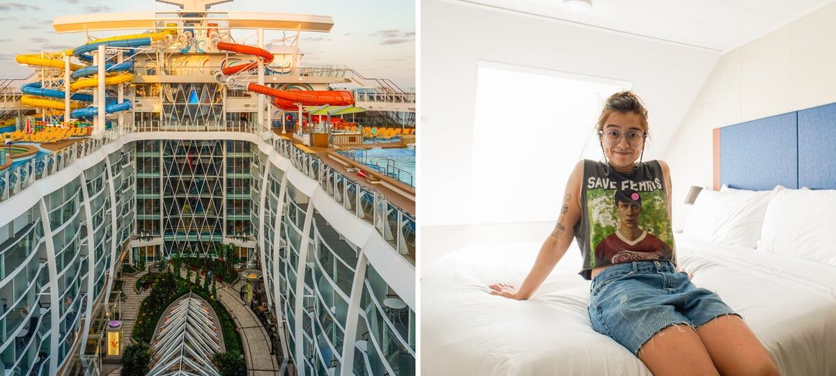 I spent $2,000 for 7 nights in a 179-square-foot ocean-view cabin on one of the world's largest cruise ships