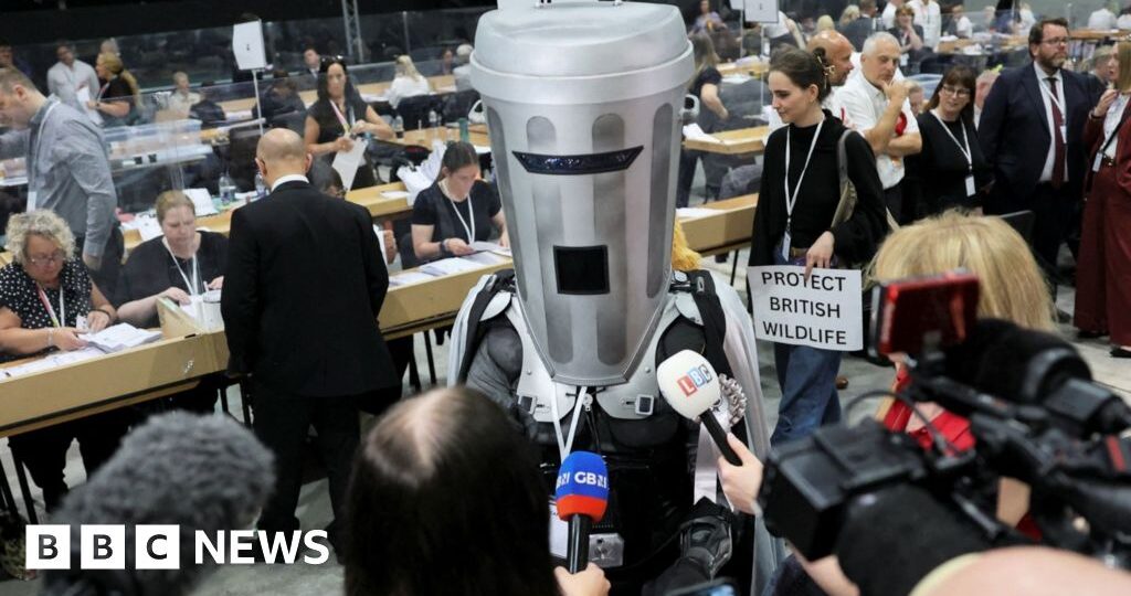 Who is Count Binface, aiming to face Farage in by-election?