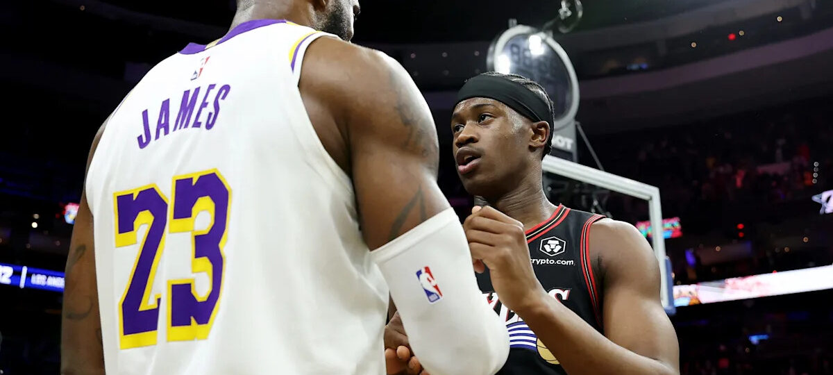 V.J. Edgecombe recreated LeBron James meme to celebrate him joining 76ers