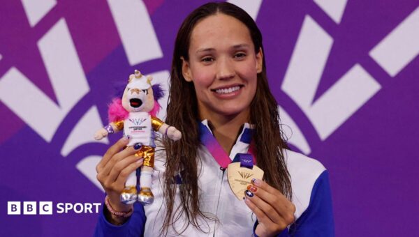 Evans steps out of shadows into spotlight with Scotland’s fourth gold