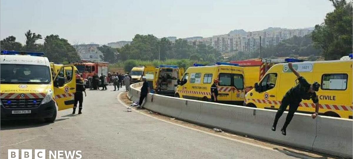At least 25 people killed in Algeria bus crash