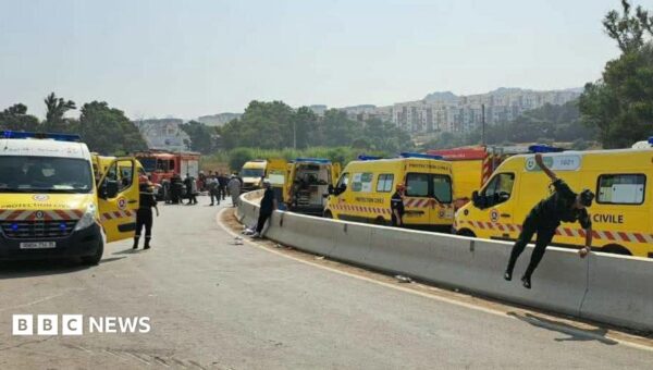 At least 25 people killed in Algeria bus crash