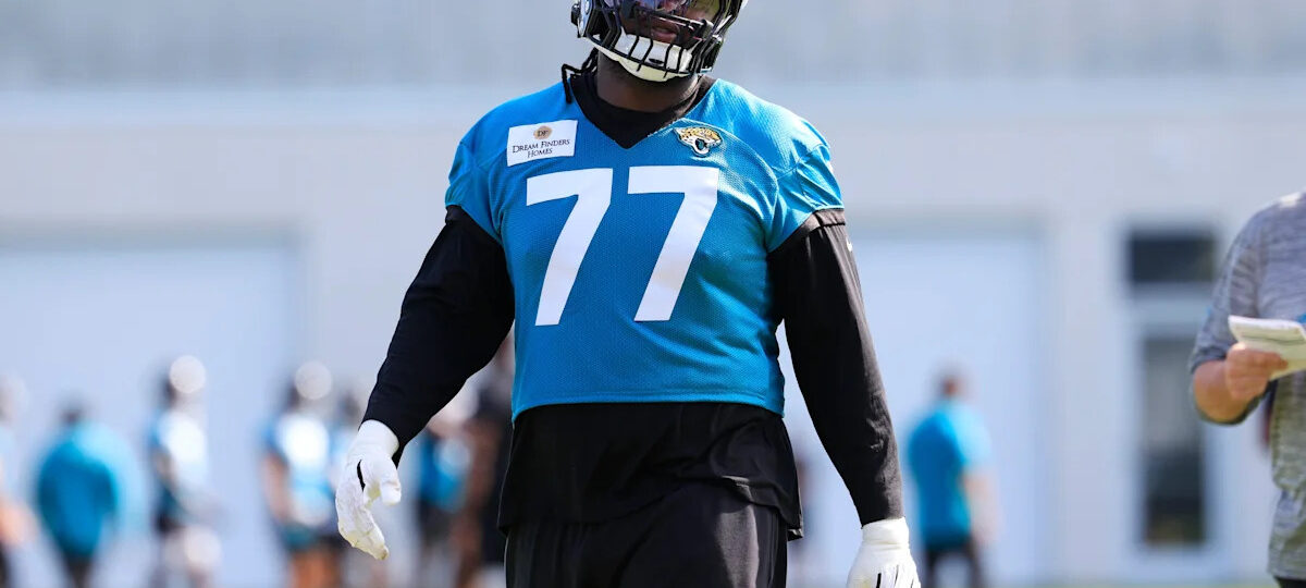 NFL talent evaluators leave Jaguars Anton Harrison off OT rankings