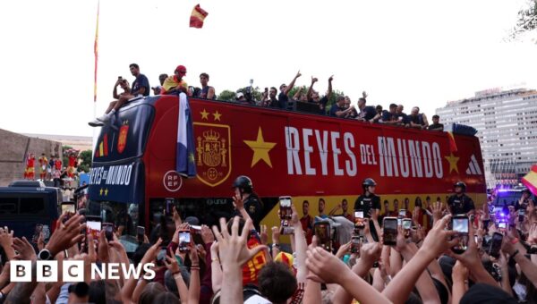 Watch: Spain World Cup champions receive royal welcome in Madrid