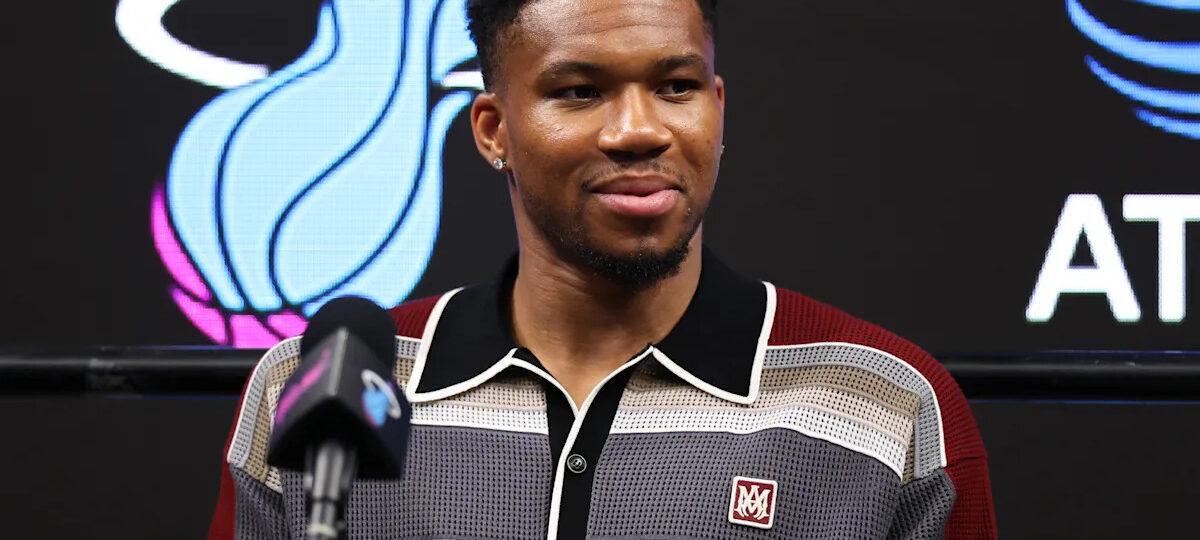 Giannis Antetokounmpo candid about adjustment in Miami but flush with excitement: 'I think this is the right place to be'