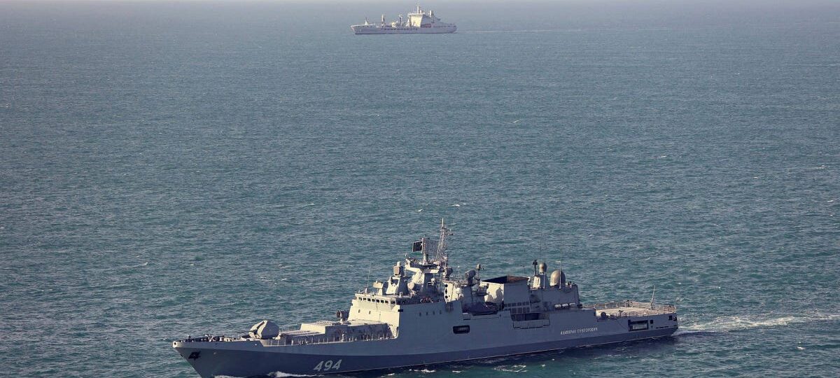Shadow fleet escorts are straining Russia’s warships and worsening already 'serious' problems, NATO official says
