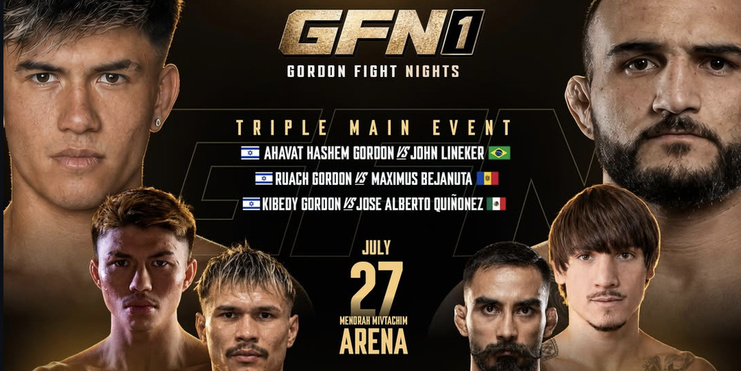 GFN 1: Israel vs. The World fight card, start time, date and location | Lineker vs. Gordon