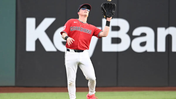 Guardians rookie Cooper Ingle tosses ball into stands early after losing outs count in loss to Rangers: 'I feel terrible'