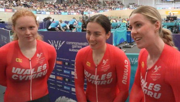 Wales sprint team trio win Commonwealth gold