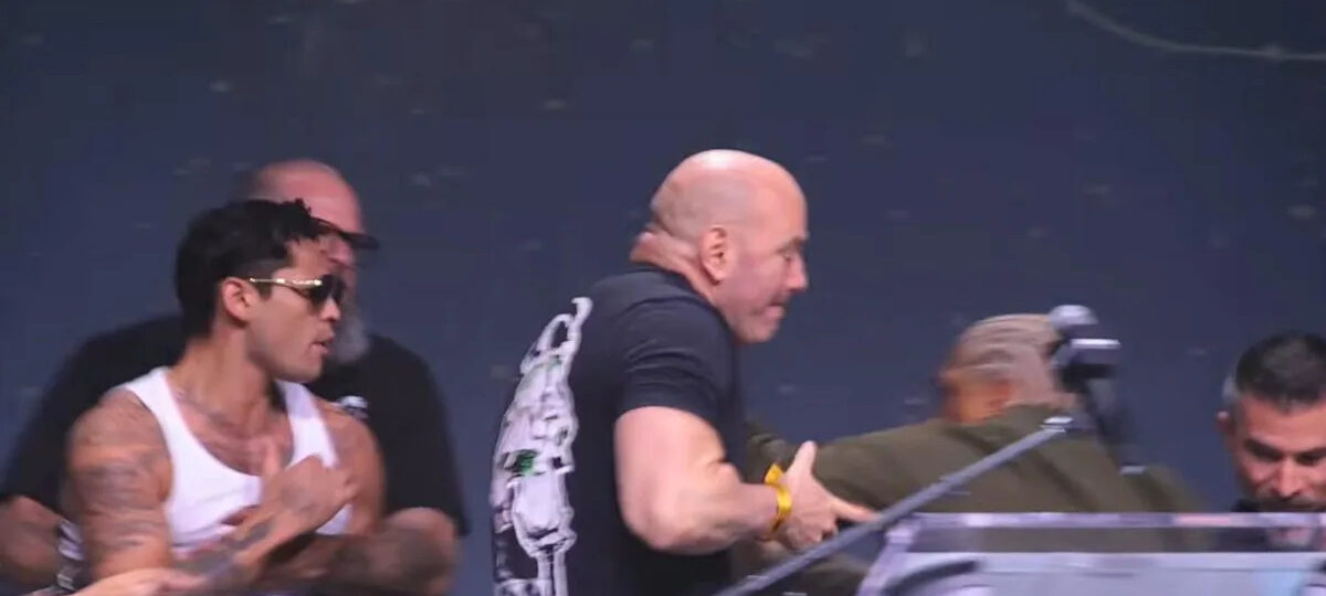 Video! Dana White Breaks Up Fight Between Ryan Garcia, Conor Benn