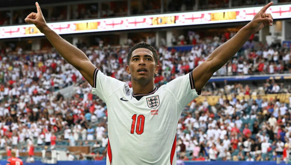 Bellingham sets new England record for most goals in a major tournament