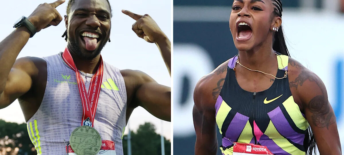 Lyles wins 100m in world-leading 9.79 seconds